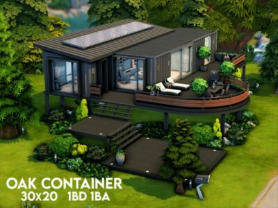 OAK Container By Xogerardine Sims 4 CC