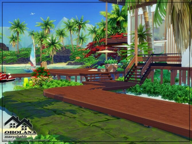 sims 4 cc oholana home by marychabb 2