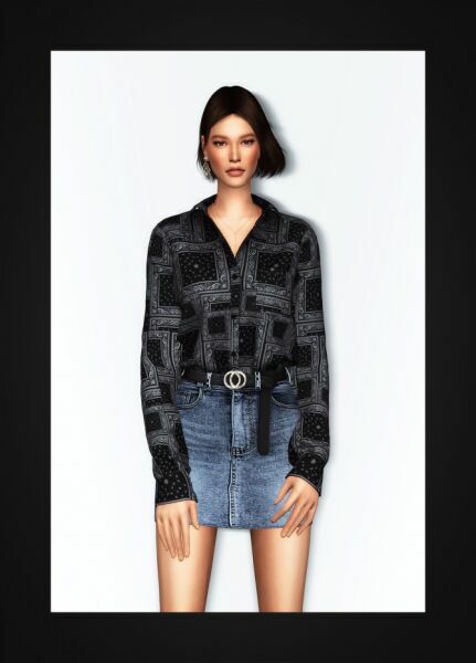 sims 4 cc oversized pocket shirt at gorilla 3