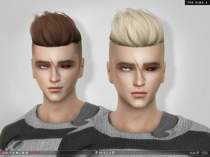 Philip Hair 130 By Tsminhsims Sims 4 CC