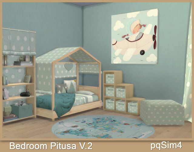 sims 4 cc pitusa toddler bedroom v 2 at pqsims4 3