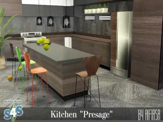 Presage Kitchen At Aifirsa Sims 4 CC