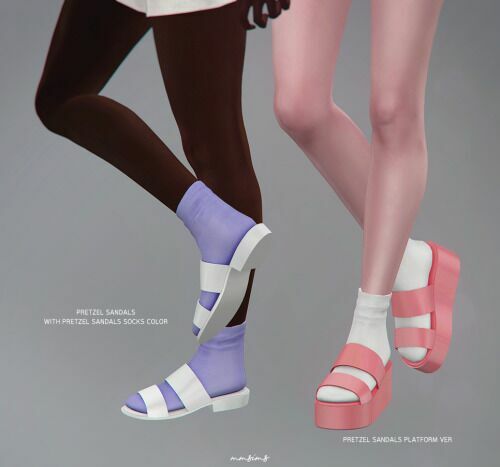 sims 4 cc pretzel shoes set af at mmsims 4