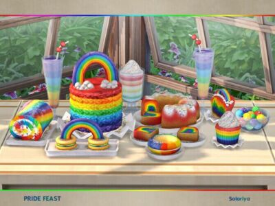 Pride Feast By Soloriya Sims 4 CC