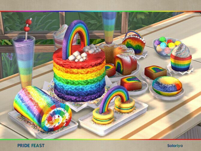 sims 4 cc pride feast by soloriya 2