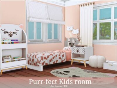Purrfect Kids Room By Mini Simmer Sims 4 CC