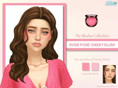 Rosie Posie Cheeky Blush By Ladysimmer94 Sims 4 CC