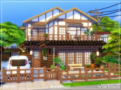Sakura Home By Sharon337 Sims 4 CC