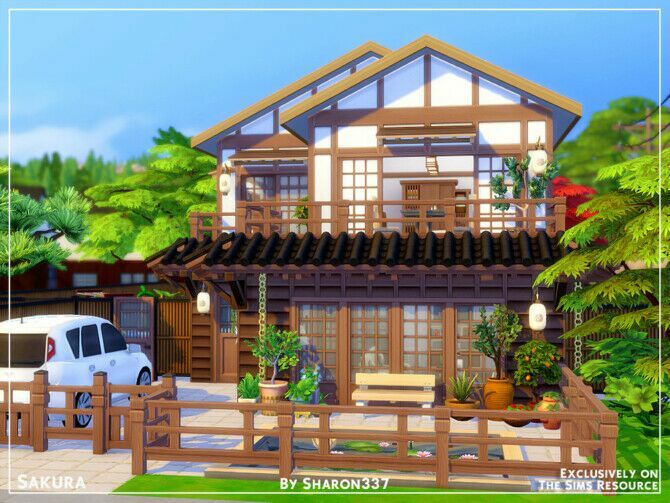 sims 4 cc sakura home by sharon337 2