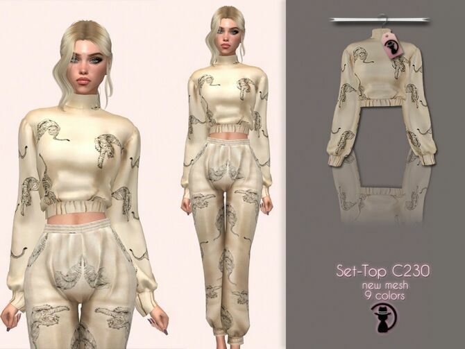 SET TOP C230 By Turksimmer Sims 4 CC