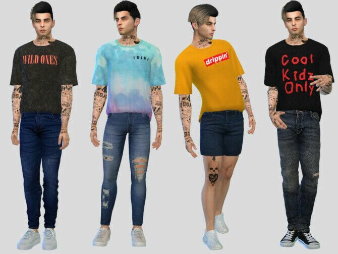 Shelly Tees By Mclaynesims Sims 4 CC