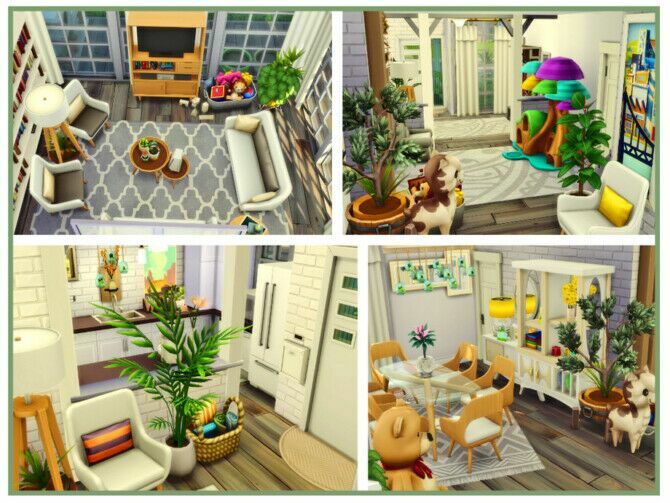 sims 4 cc springscape house by simmer adelaina 3