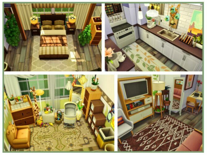 sims 4 cc springscape house by simmer adelaina 4