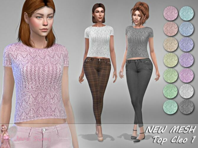 TOP Cleo 1 By Jaru Sims Sims 4 CC