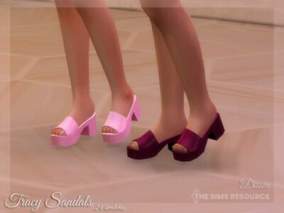 Tracy Sandals By Dissia Sims 4 CC