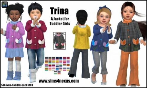 Trina Jacket By Samanthagump At Sims 4 Nexus Sims 4 CC