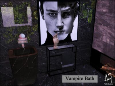 Vampire Bath By Algbuilds Sims 4 CC