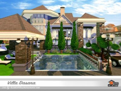 Villa Dasana Nocc By Autaki Sims 4 CC
