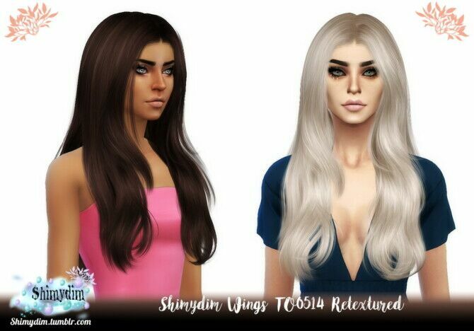 Wings TO0514 Hair Retexture At Shimydim Sims Sims 4 CC