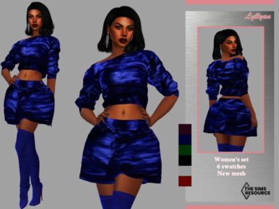 Women’s SET Telma By Lyllyan Sims 4 CC