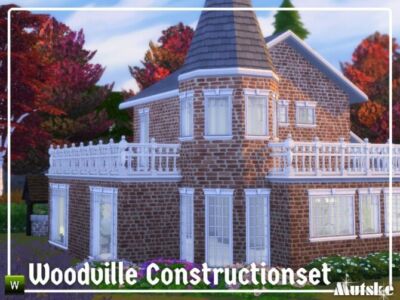 Woodville Construction SET Part 2 By Mutske Sims 4 CC