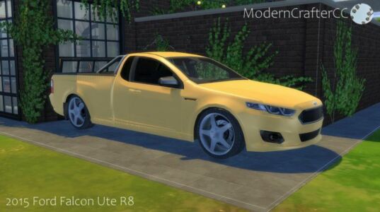 2015 Ford Falcon UTE R8 At Modern Crafter CC Sims 4 CC