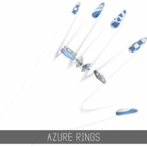 Azure Rings At Simpliciaty Sims 4 CC