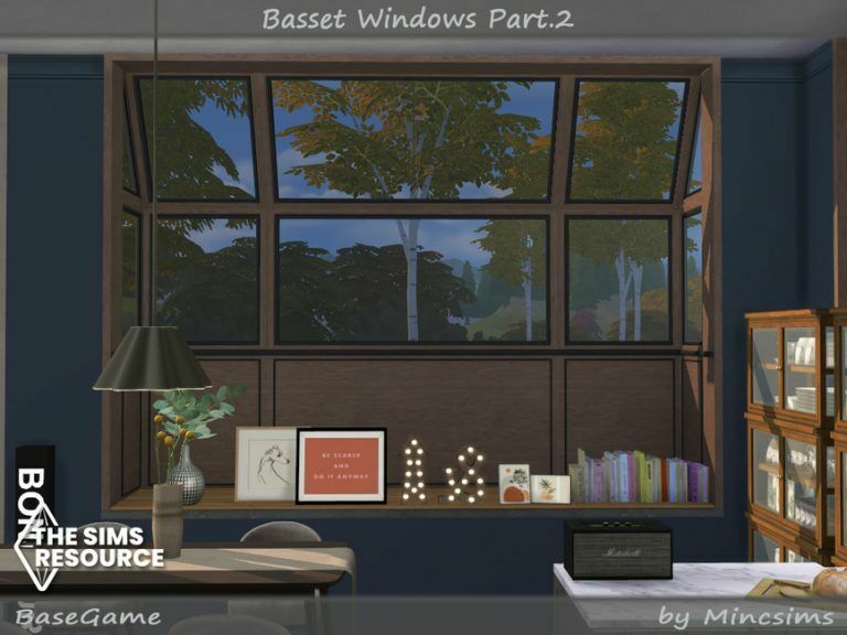 sims 4 cc basset windows part 2 by mincsims 3