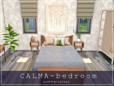 Calma Bedroom By Summerr Plays Sims 4 CC
