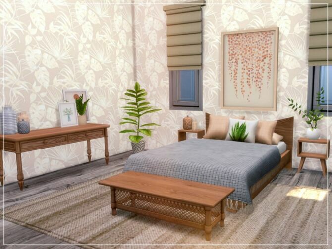 sims 4 cc calma bedroom by summerr plays 2