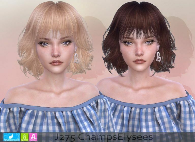 Champs Elysees Hair At Newsea Sims 4 Sims 4 CC