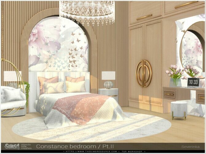 sims 4 cc constance bedroom pt ii by severinka 2