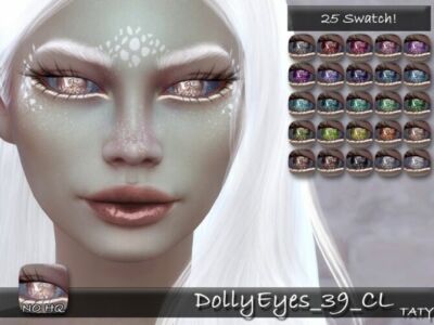 Dolly Eyes 39 CL By Tatygagg Sims 4 CC