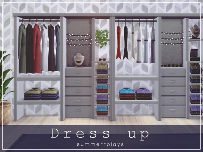 Dress UP Room By Summerr Plays Sims 4 CC