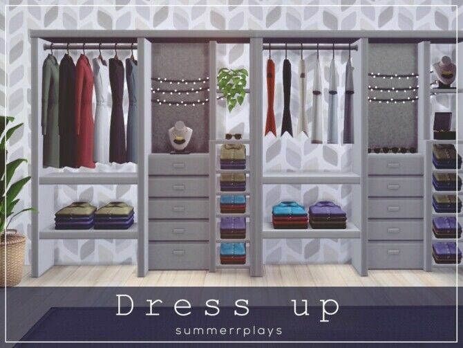 sims 4 cc dress up room by summerr plays 2