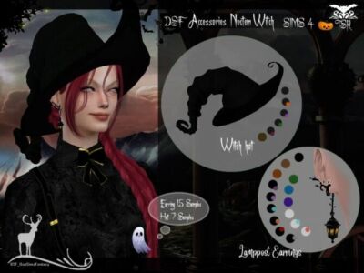DSF Accessories Noctem Witch By Dansimsfantasy Sims 4 CC