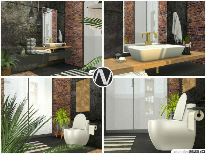 sims 4 cc edmonton bathroom by artvitalex 2