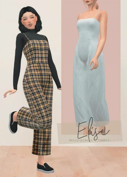 Elise Jumpuit At Daisy Pixels Sims 4 CC