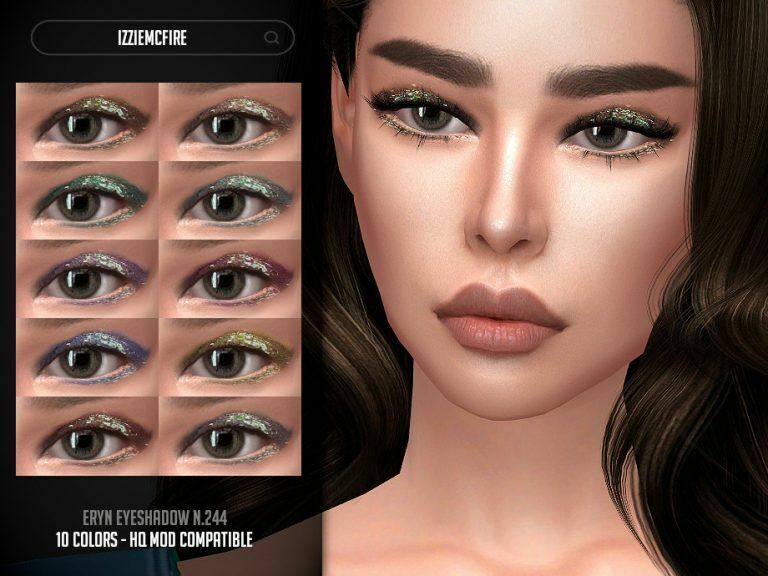 Eryn Eyeshadow N.244 By Izziemcfire Sims 4 CC