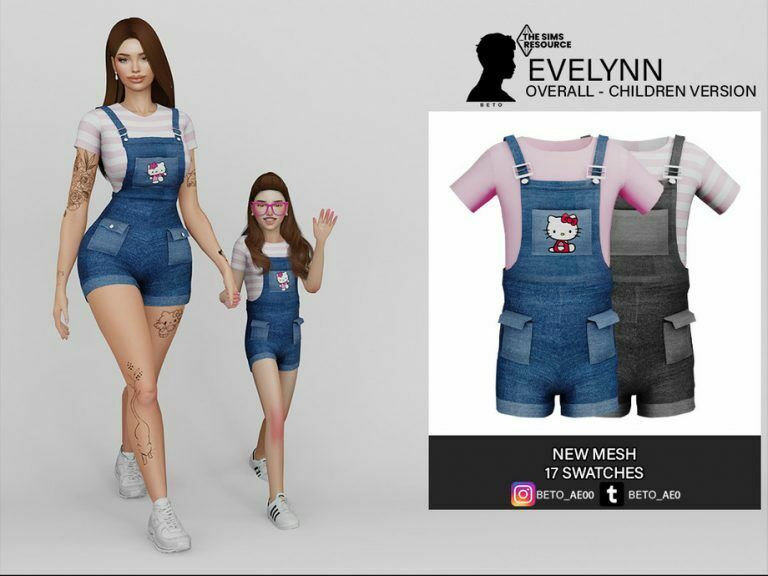 Evelynn Overall By Beto_Ae0 Sims 4 CC