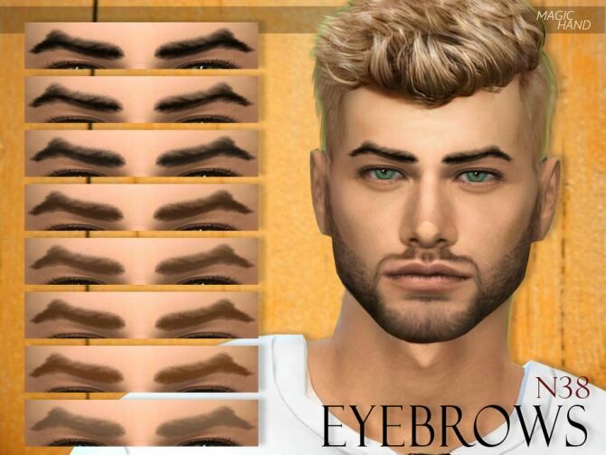 Eyebrows N38 By Magichand Sims 4 CC