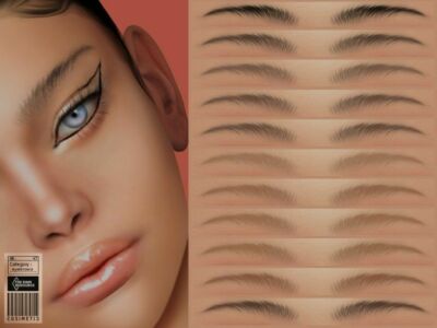 Eyebrows N47 By Cosimetic Sims 4 CC