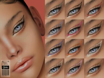 Eyeliner N53 By Cosimetic Sims 4 CC
