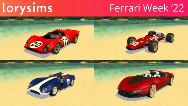 Ferrari Week 2022 At Lorysims Sims 4 CC