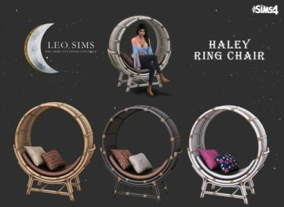 Haley Ring Chair At LEO Sims Sims 4 CC