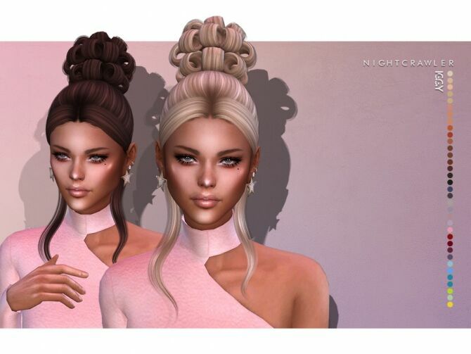 Iggy Hair By Nightcrawler Sims Sims 4 CC