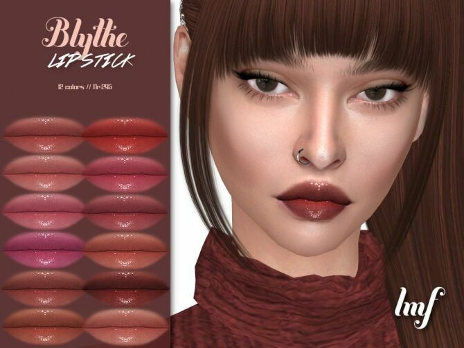 IMF Blythe Lipstick N.295 By Izziemcfire Sims 4 CC