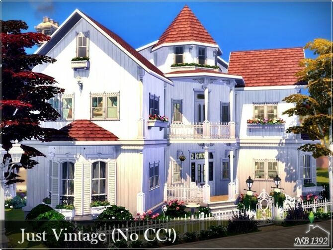 Just Vintage House By Nobody1392 Sims 4 CC