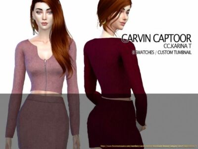 Karina T TOP By Carvin Captoor Sims 4 CC
