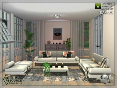Karkos Livingroom By Jomsims Sims 4 CC